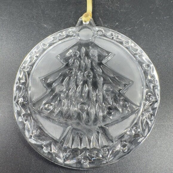 MIKASA Clear Crystal Ornament Round Sun Catcher Figure Christmas Tree Holiday - Picture 8 of 14